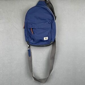 ORI London Willesden Sling Bag Crisp Blue Water Repellent Crossbody Recycled Eco